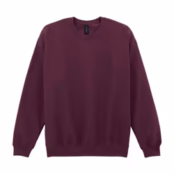 Gildan Unisex Adult Softstyle Fleece Midweight Sweatshirt - S, Maroon