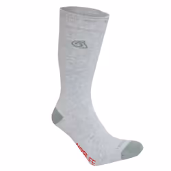 Craghoppers Unisex Adult Insect Repellent Ankle Socks (Pack of 2) - 9 UK-12 UK, Soft Grey Marl/Lichen Green