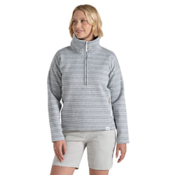 Craghoppers Womens/Ladies Daisy Stripe Half Zip Fleece Top - 18 UK, Stormy Grey