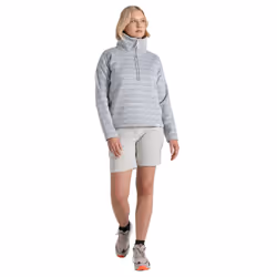 Craghoppers Womens/Ladies Daisy Stripe Half Zip Fleece Top - 18 UK, Stormy Grey