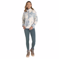 Craghoppers Womens/Ladies Rosemary Floral Overhead Fleece Top - 10 UK, Sky
