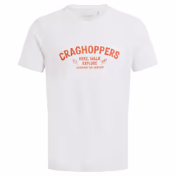 Craghoppers Mens Lucent Hike Short-Sleeved T-Shirt - M, Optic White