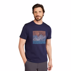 Mountain Warehouse Mens Tidal Wave T-Shirt - XXL, Dark Blue