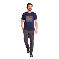 Mountain Warehouse Mens Tidal Wave T-Shirt - XXL, Dark Blue