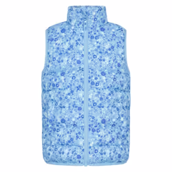 Mountain Warehouse Childrens/Kids Rocko Floral Padded Gilet - 5-6 Years, Pale Blue