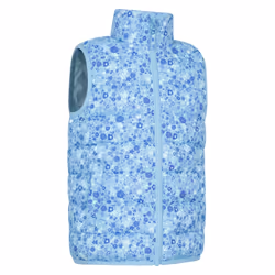 Mountain Warehouse Childrens/Kids Rocko Floral Padded Gilet - 5-6 Years, Pale Blue