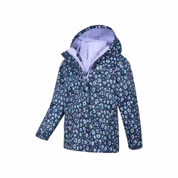 Mountain Warehouse Childrens/Kids Aries 3 in 1 Waterproof Jacket - 13 Years, Navy
