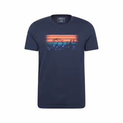 Mountain Warehouse Mens Sunrise T-Shirt - XS, Dark Blue