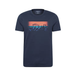 Mountain Warehouse Mens Sunrise T-Shirt - XS, Dark Blue