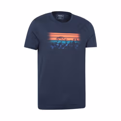 Mountain Warehouse Mens Sunrise T-Shirt - XS, Dark Blue