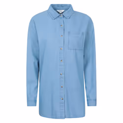 Mountain Warehouse Womens/Ladies Santiago Oversized Shirt - 6 UK, Pale Blue