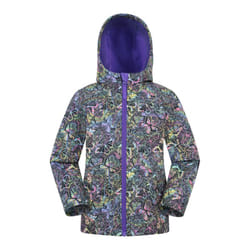 Mountain Warehouse Childrens/Kids Exodus Water Resistant Soft Shell Jacket - 5-6 Years, Dark Blue