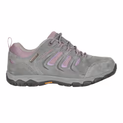 Mountain Warehouse Womens/Ladies Aspect Leather IsoGrip Shoes - 6 UK, Grey/Pink