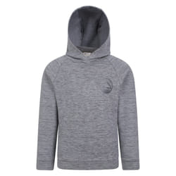 Mountain Warehouse Childrens/Kids Strath Melange Supersoft Hoodie - 2-3 Years, Grey