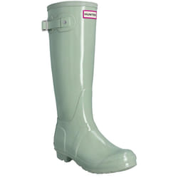 Hunter Womens/Ladies Original Tall Gloss Wellington Boots - 3 UK, Seafoam