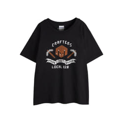 Minecraft Boys Short-Sleeved T-Shirt - 7-8 Years, Black
