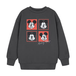 Disney Boys Mickey Mouse Square Sweatshirt - 5-6 Years, Grey