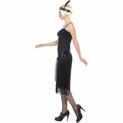 Smiffys Womens/Ladies Flapper Costume Set - M, Black