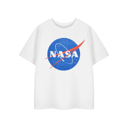 NASA Childrens/Kids Classic Logo Short-Sleeved T-Shirt - 9-10 Years, White