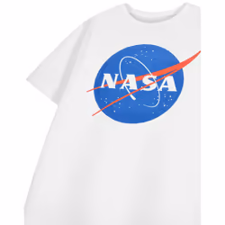 NASA Childrens/Kids Classic Logo Short-Sleeved T-Shirt - 9-10 Years, White