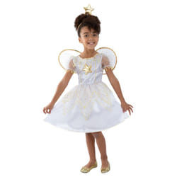 Smiffys Girls Star Fairy Costume Set - 4-6 Years, White