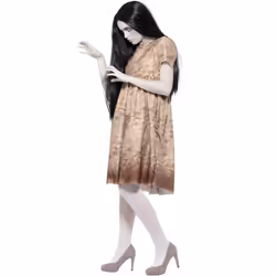 Smiffys Girls Evil Spirit Costume Set - 12-14 Years, Brown