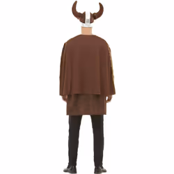 Smiffys Mens Deluxe Viking Barbarian Costume Set - XL, Brown