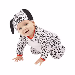 Smiffys Baby Dalmatian Costume Set - 9-12 Months, Black/White
