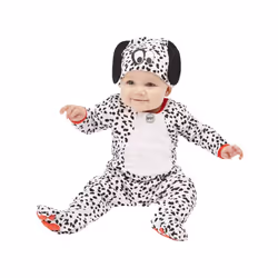 Smiffys Baby Dalmatian Costume Set - 9-12 Months, Black/White