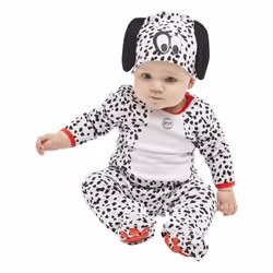 Smiffys Baby Dalmatian Costume Set - 9-12 Months, Black/White