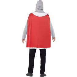 Smiffys Mens Economy Knight Costume Set - M, White/Red/Silver