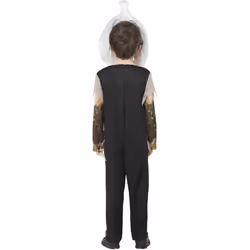 Smiffys Childrens/Kids Pumpkin Scarecrow Reaper Costume Set - 7-9 Years, Brown/Black/Orange