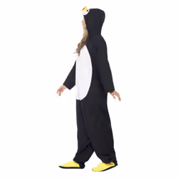 Smiffys Unisex Adult Penguin Bodysuit - M, Black