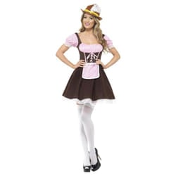 Smiffys Womens/Ladies Tavern Costume Dress - L, Brown