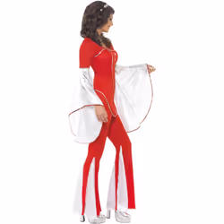 Smiffys Womens/Ladies Super Trooper Costume Set - L, Red/White
