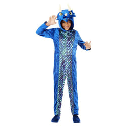 Smiffys Childrens/Kids Dinosaur Costume - 4-6 Years, Blue