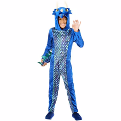 Smiffys Childrens/Kids Dinosaur Costume - 4-6 Years, Blue