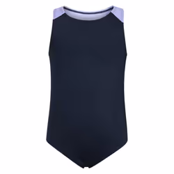 Mountain Warehouse Girls Sporty One Piece Swimsuit - 3-4 Years, Navy