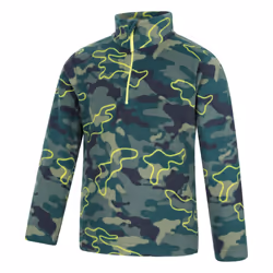 Mountain Warehouse Childrens/Kids Pursuit Camouflage Half Zip Fleece Top