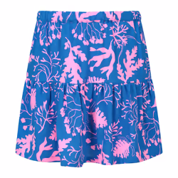 Mountain Warehouse Girls Olivia Viscose Leaf Print Skort - 5-6 Years, Blue