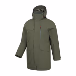 Mountain Warehouse Mens Reid Waterproof Padded Jacket - XXL, Green