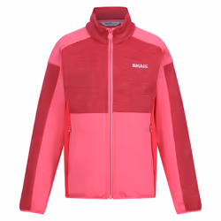 Regatta Childrens/Kids Highton III Fleece Jacket - 14 Years, Flamingo Pink