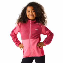 Regatta Childrens/Kids Highton III Fleece Jacket - 14 Years, Flamingo Pink