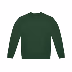 B&C Unisex Adult ID.332 Crew Neck Sweatshirt - S, Bottle Green