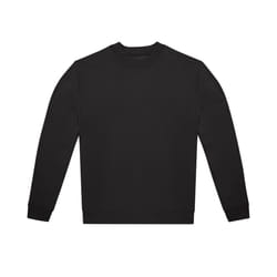 B&C Unisex Adult ID.332 Crew Neck Sweatshirt - XS, Black