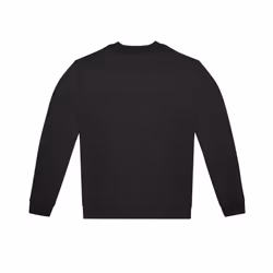 B&C Unisex Adult ID.332 Crew Neck Sweatshirt - XS, Black