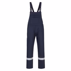 Portwest Mens Iona Bizweld Bib And Brace Overall - 3XL, Navy