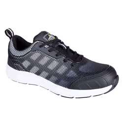 Portwest Mens Steelite Tove Safety Trainers - 3 UK, Black/White