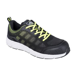 Portwest Mens Steelite Tove Safety Trainers - 3 UK, Black/Green