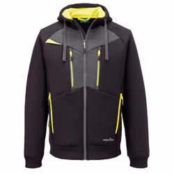 Portwest Mens DX4 Full Zip Hoodie - L, Black